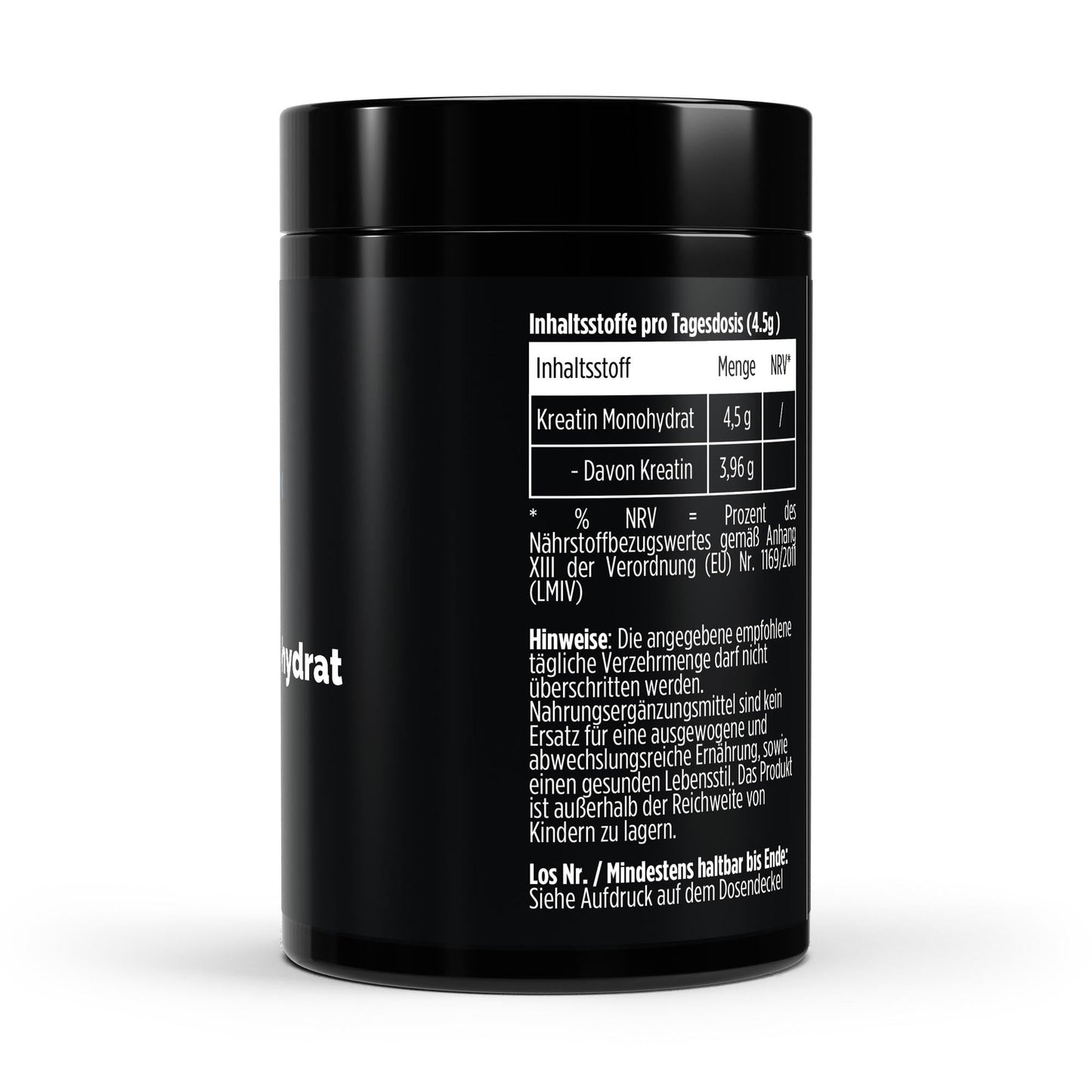 Kreatin Monohydrat - Geschmacksneutral - 500g - Supplements and more Nahrungsergänzungsmittel