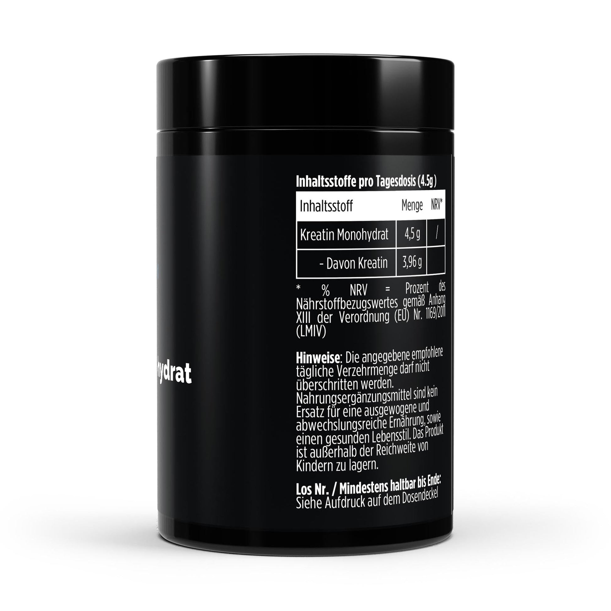 Kreatin Monohydrat - Geschmacksneutral - 500g - Supplements and more Nahrungsergänzungsmittel