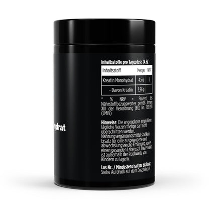 Kreatin Monohydrat - Geschmacksneutral - 500g - Supplements and more Nahrungsergänzungsmittel