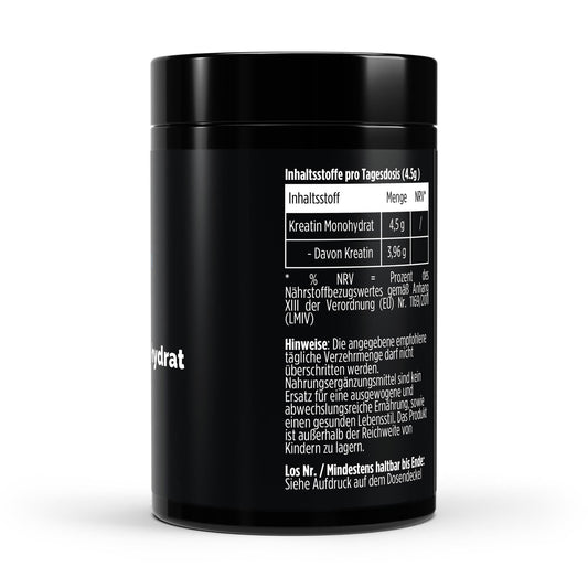 Kreatin Monohydrat - Geschmacksneutral - 500g - Supplements and more Nahrungsergänzungsmittel