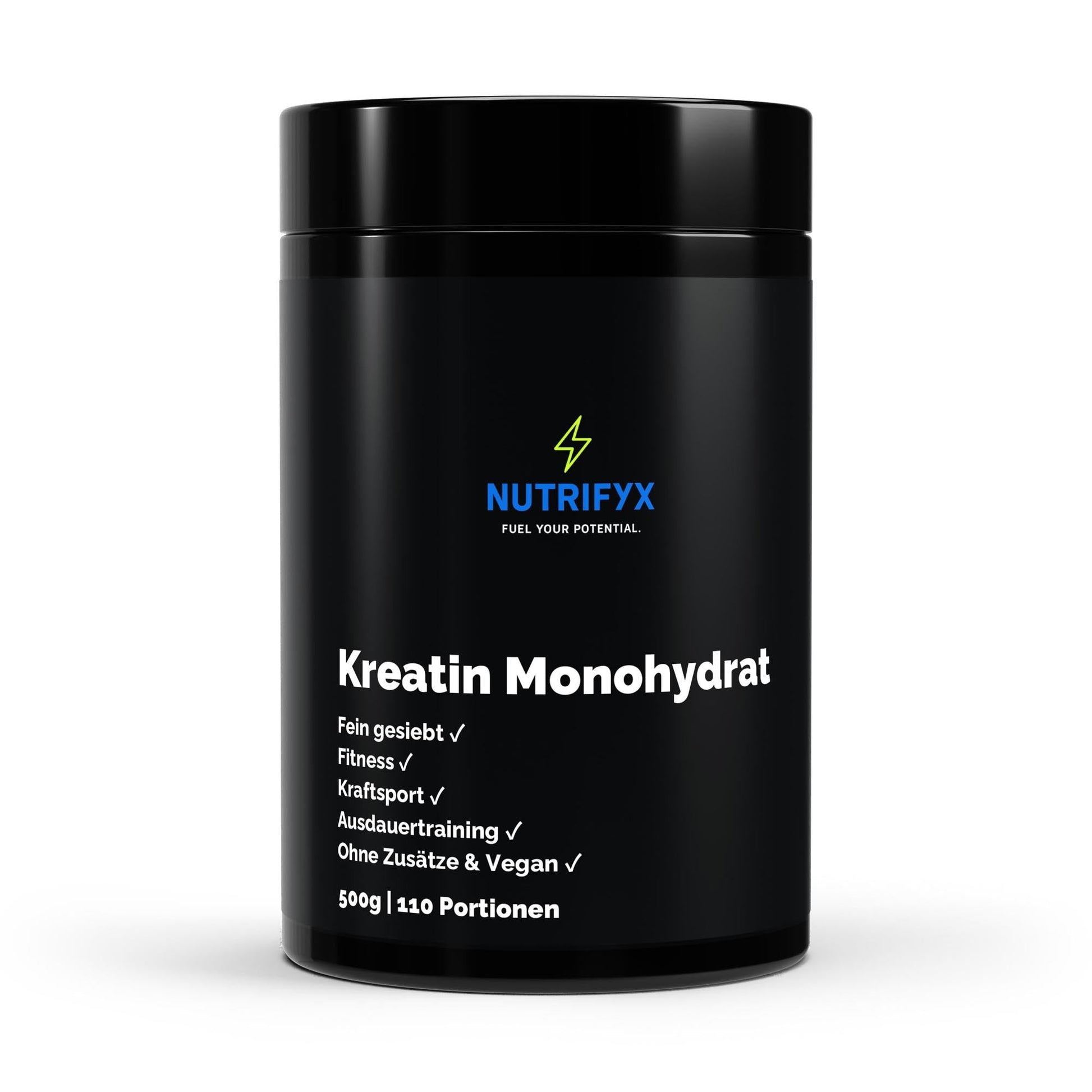 Kreatin Monohydrat - Geschmacksneutral - 500g - Supplements and more Nahrungsergänzungsmittel