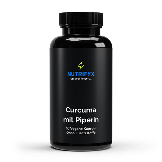 Kurkuma + Piperin - 60 Kapseln - Supplements and more Nahrungsergänzungsmittel