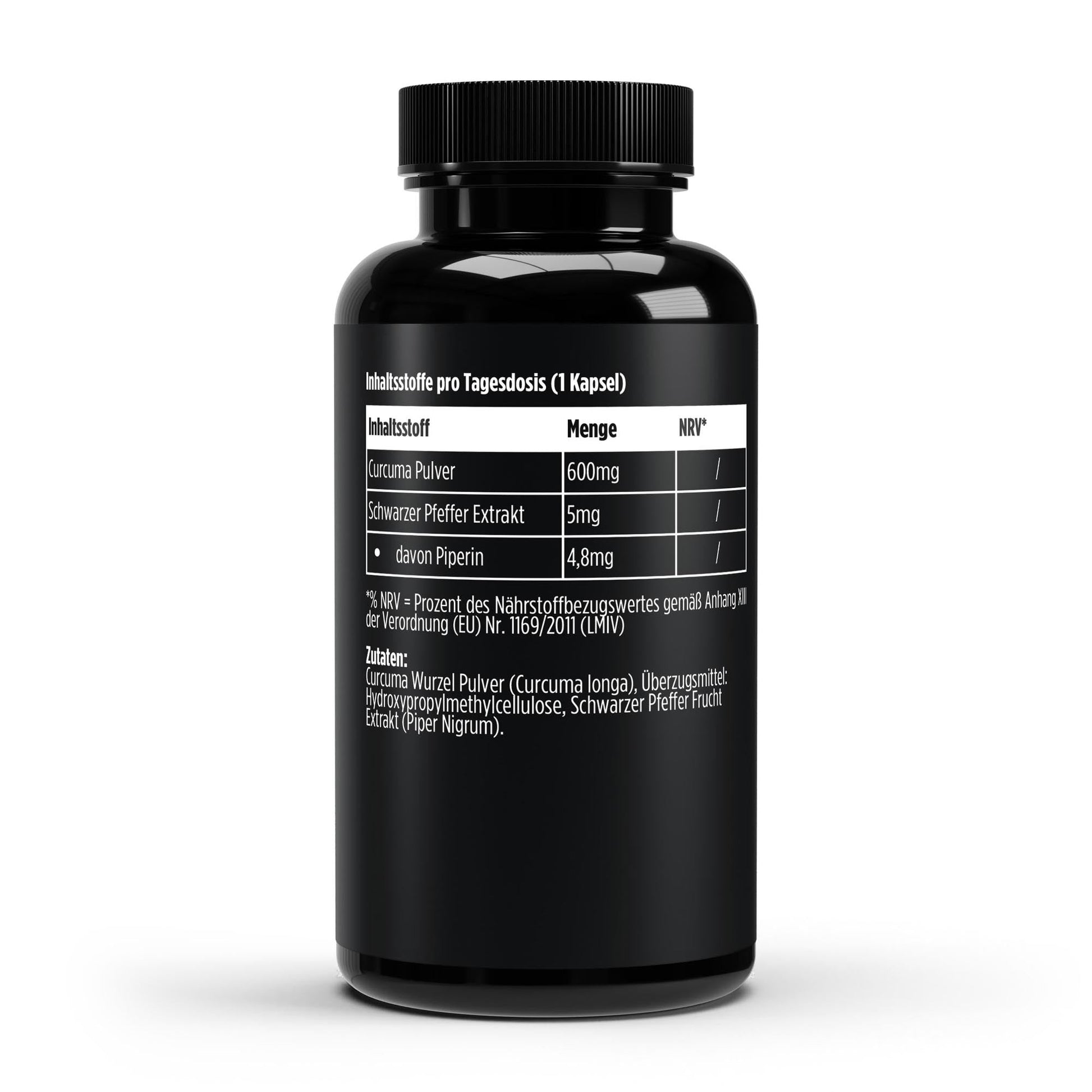 Kurkuma + Piperin - 60 Kapseln - Supplements and more Nahrungsergänzungsmittel