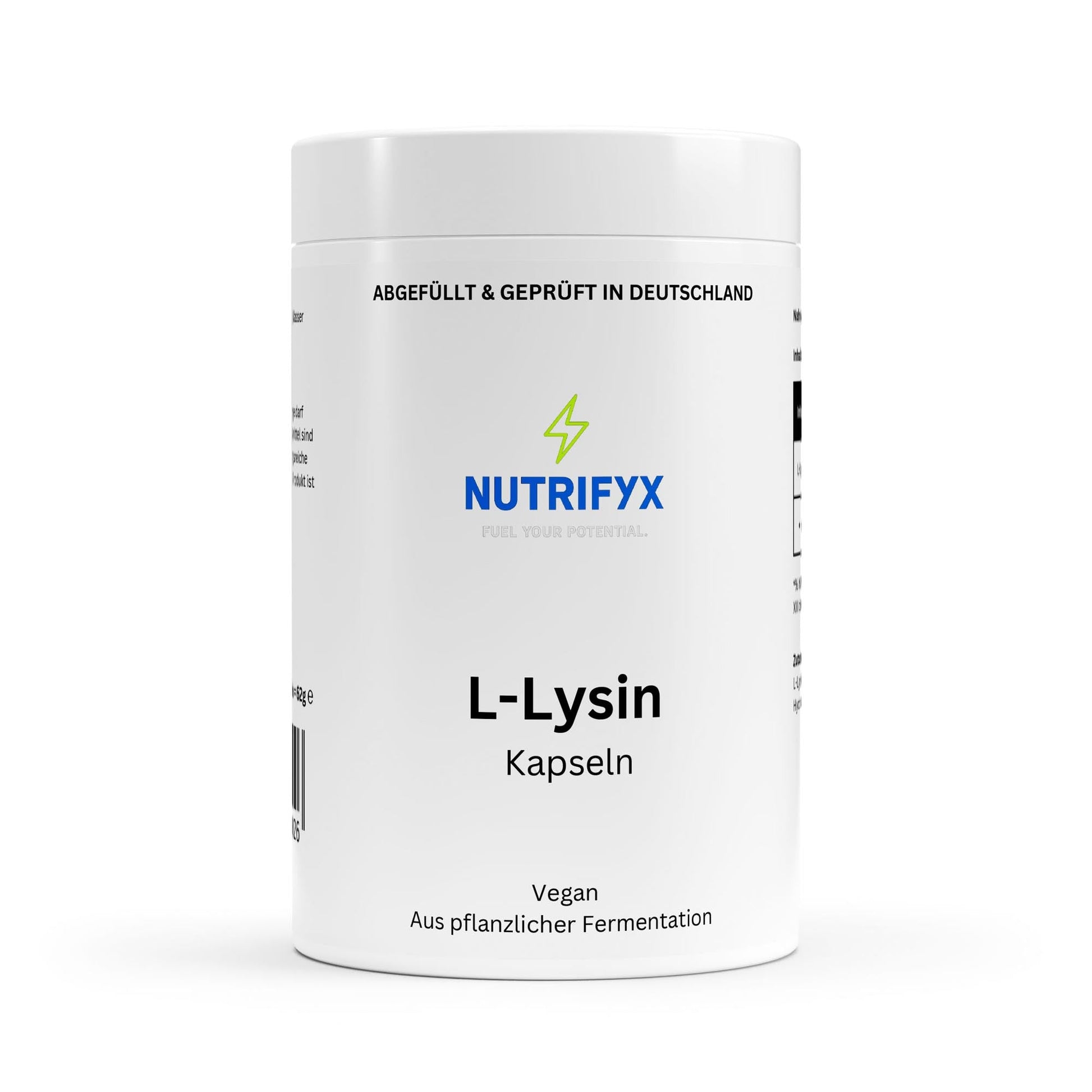 L - Lysin - 100 Kapseln - Supplements and more Nahrungsergänzungsmittel