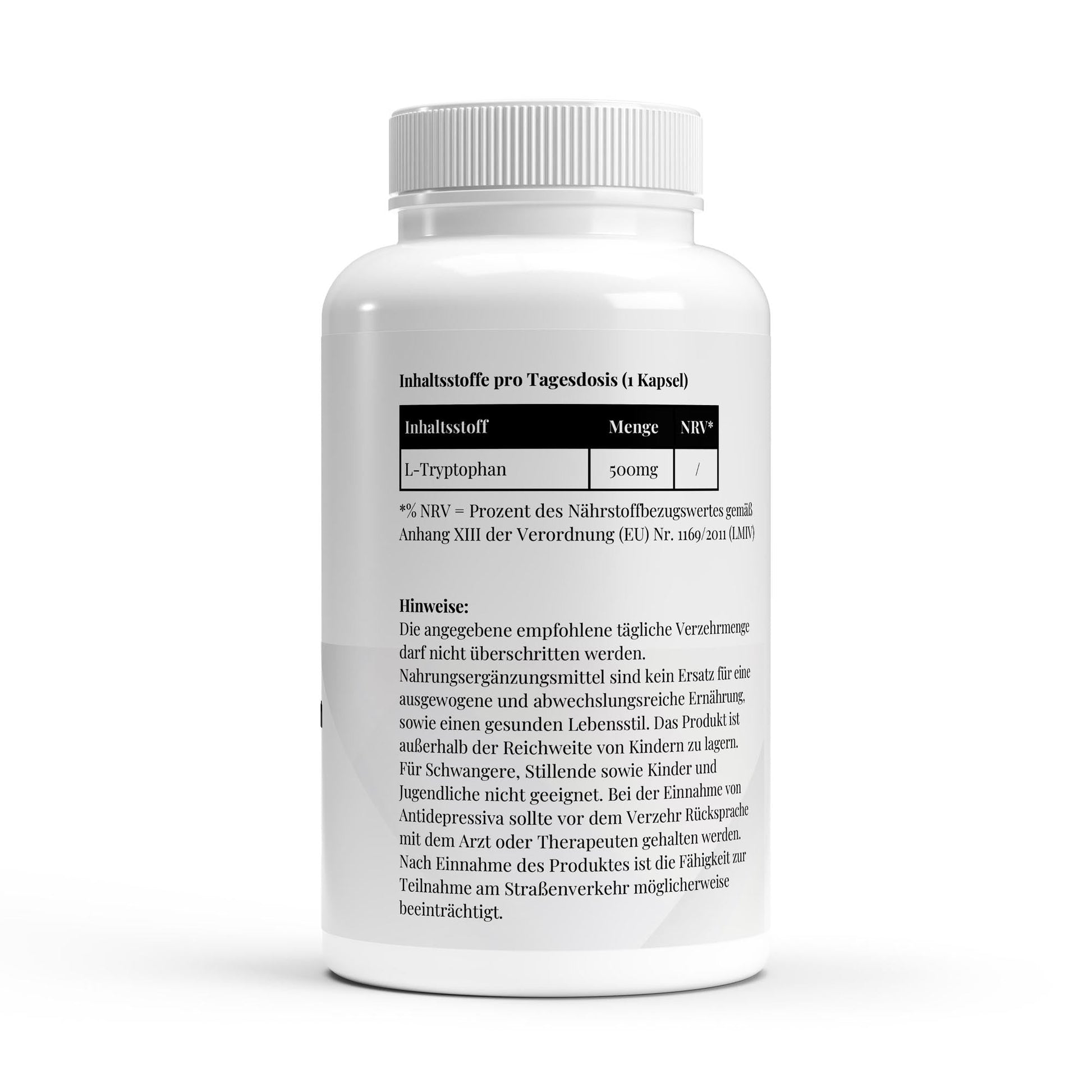 L - Tryptophan - 90 Kapseln - Supplements and more Nahrungsergänzungsmittel