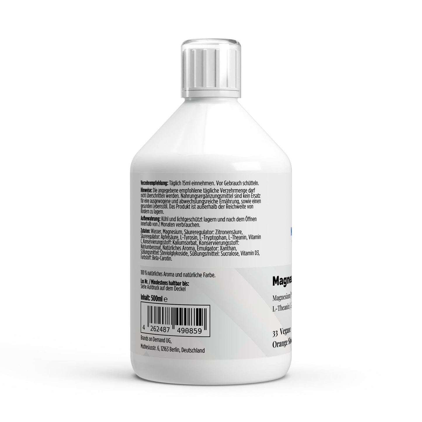Magnesium Komplex Shots - 500ml - Supplements and more Nahrungsergänzungsmittel