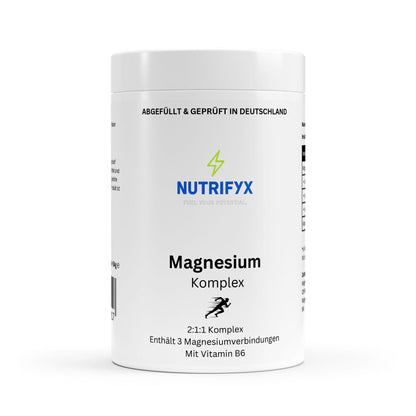 Magnesium Komplex + Vitamin B6 - 90 Kapseln - Supplements and more Nahrungsergänzungsmittel