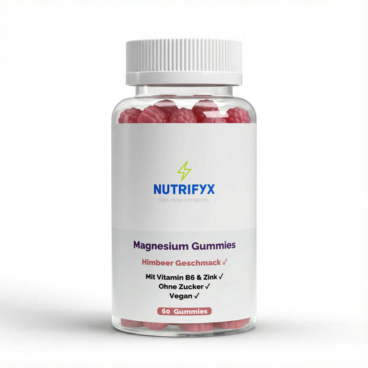 Magnesium + Zink + B6 Gummies - 60 Stk. - Supplements and more Nahrungsergänzungsmittel