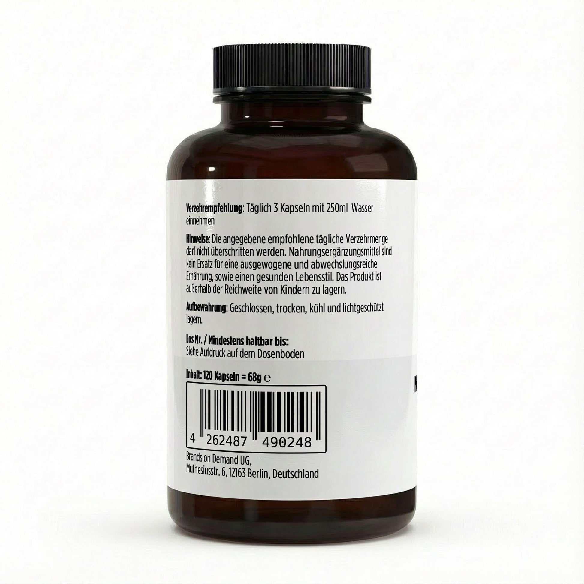 Marine Kollagen Peptide - 120 Kapseln - Supplements and more Nahrungsergänzungsmittel