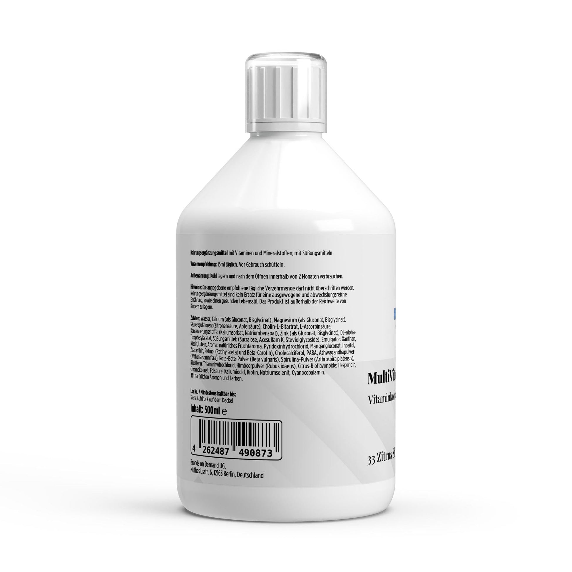 Multivitamin Basic Shots Plus+ - 500ml - Supplements and more Nahrungsergänzungsmittel