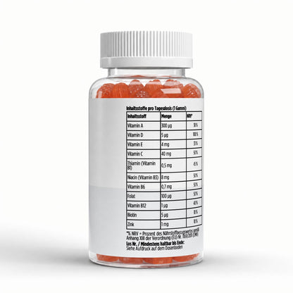 Multivitamin Gummies Kids - Orange - 60 vegane Gummies - Supplements and more Nahrungsergänzungsmittel