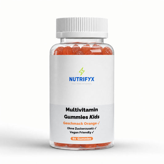 Multivitamin Gummies Kids - Orange - 60 vegane Gummies - Supplements and more Nahrungsergänzungsmittel