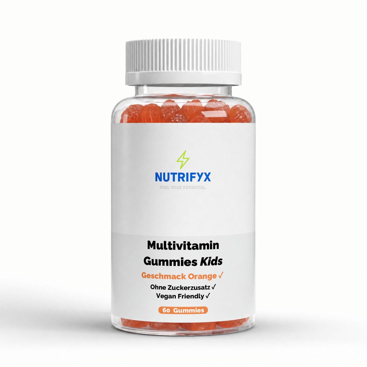 Multivitamin Gummies Kids - Orange - 60 vegane Gummies - Supplements and more Nahrungsergänzungsmittel