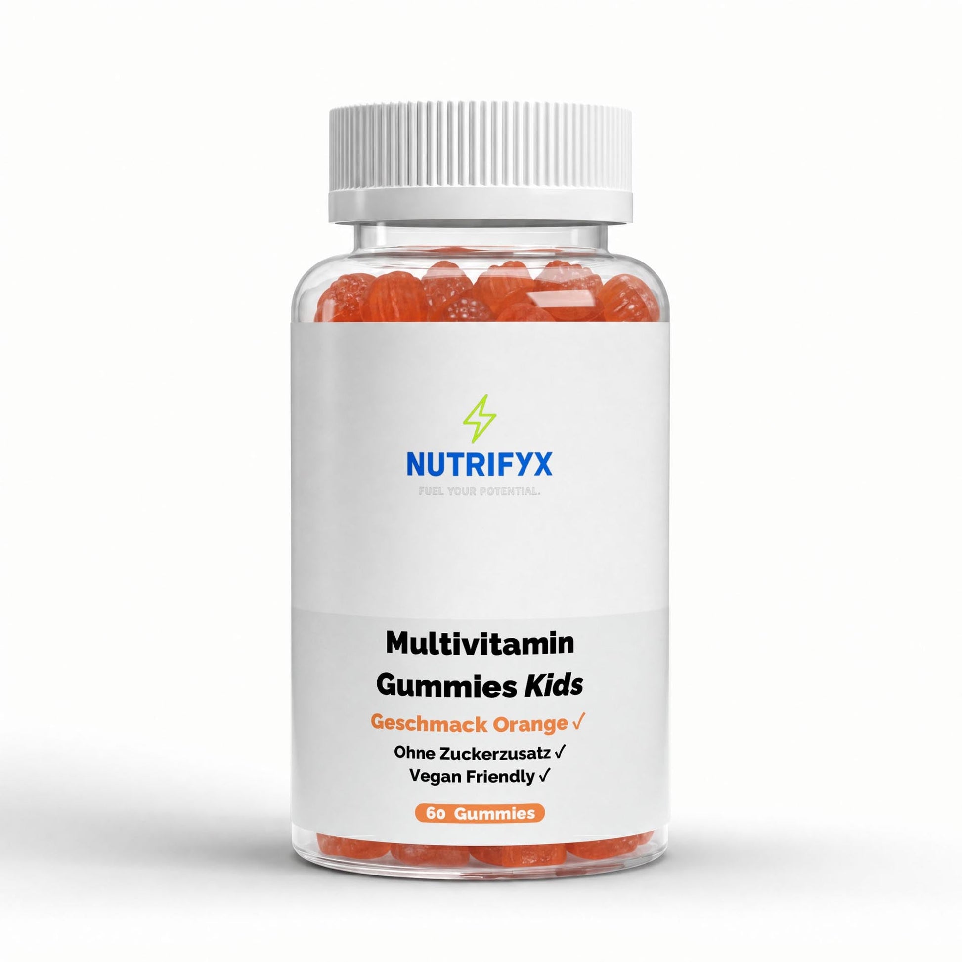 Multivitamin Gummies Kids - Orange - 60 vegane Gummies - Supplements and more Nahrungsergänzungsmittel