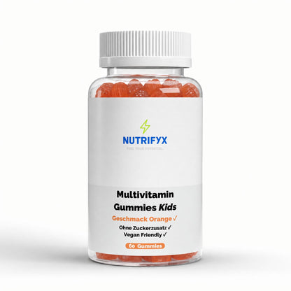 Multivitamin Gummies Kids - Orange - 60 vegane Gummies - Supplements and more Nahrungsergänzungsmittel
