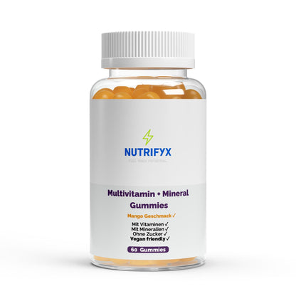 Multivitamin + Mineral Gummies - 60 Stk. - Supplements and more Nahrungsergänzungsmittel