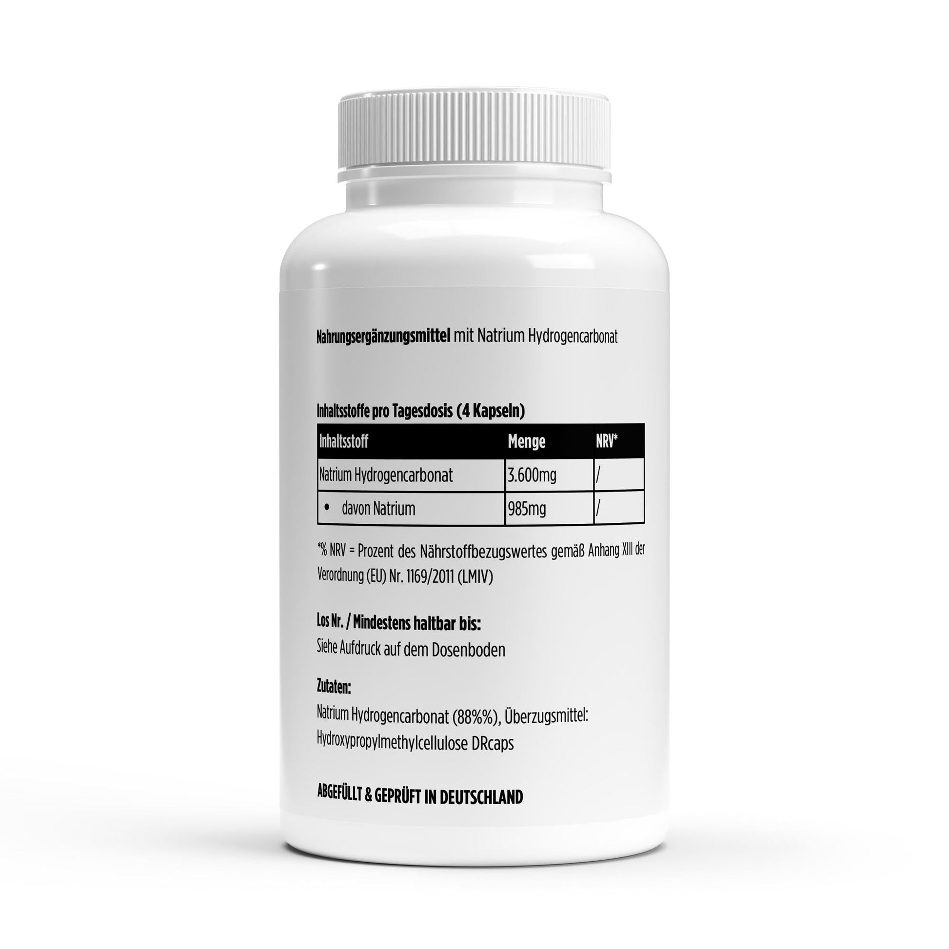 Natron Magensaftresistent - 120 Kapseln - Supplements and more Nahrungsergänzungsmittel