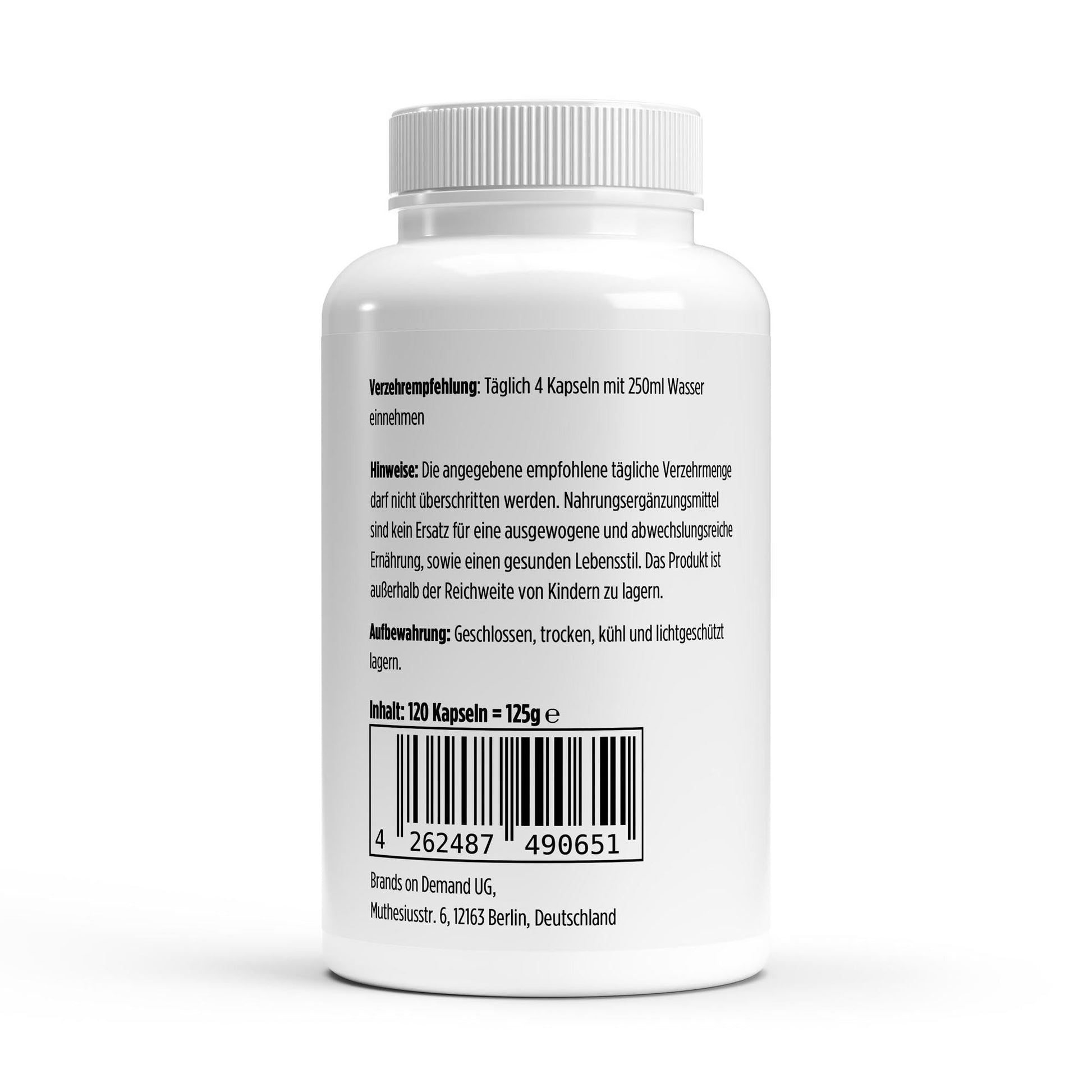 Natron Magensaftresistent - 120 Kapseln - Supplements and more Nahrungsergänzungsmittel