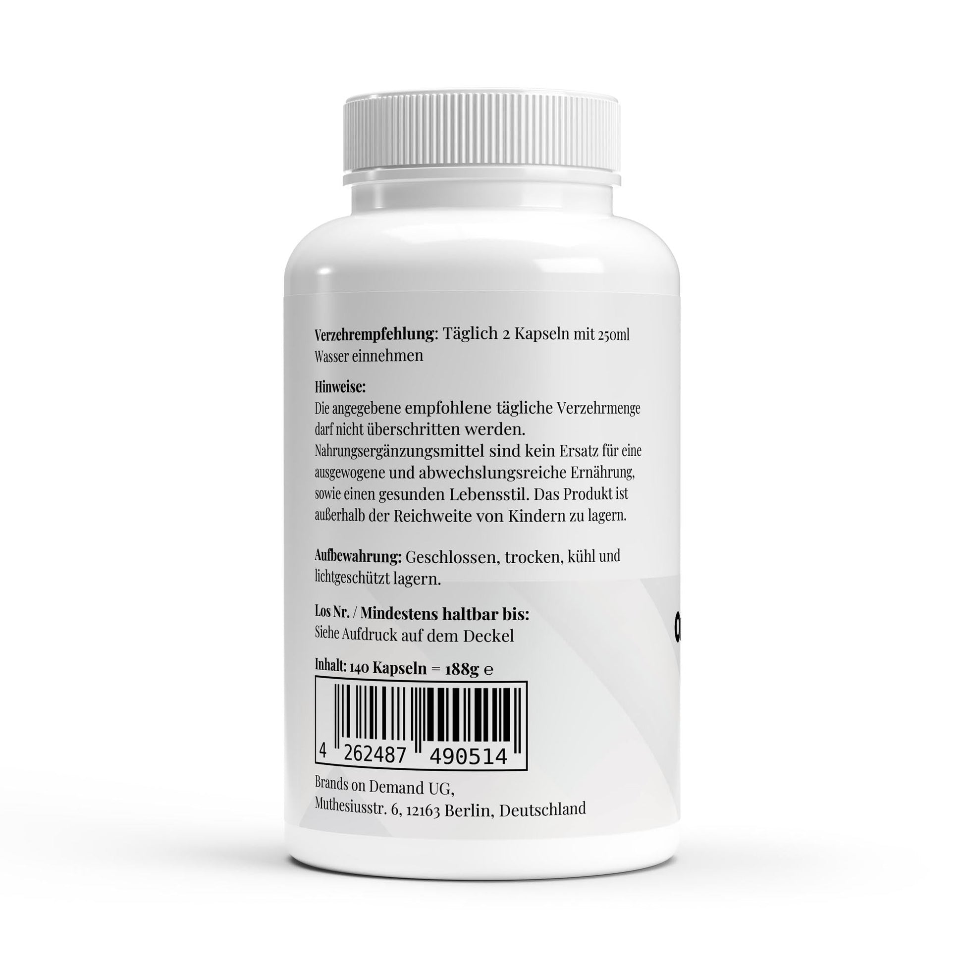 Omega 3 Triglyceride 18/12 (Halal Gelatine) - 140 Softgels - Supplements and more Nahrungsergänzungsmittel