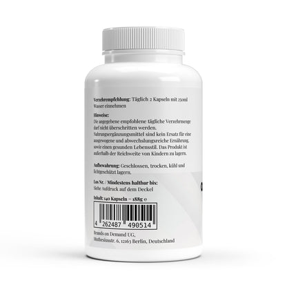 Omega 3 Triglyceride 18/12 (Halal Gelatine) - 140 Softgels - Supplements and more Nahrungsergänzungsmittel