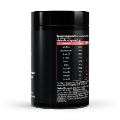 Pre - Workout Booster Himbeere - 520g - Supplements and more Nahrungsergänzungsmittel
