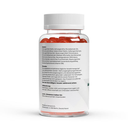 Premium Ashwagandha Gummies 300 + Vitamin B6, - 60 Stk - Supplements and more Nahrungsergänzungsmittel