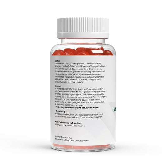 Premium Ashwagandha Gummies 300 + Vitamin B6, - 60 Stk - Supplements and more Nahrungsergänzungsmittel