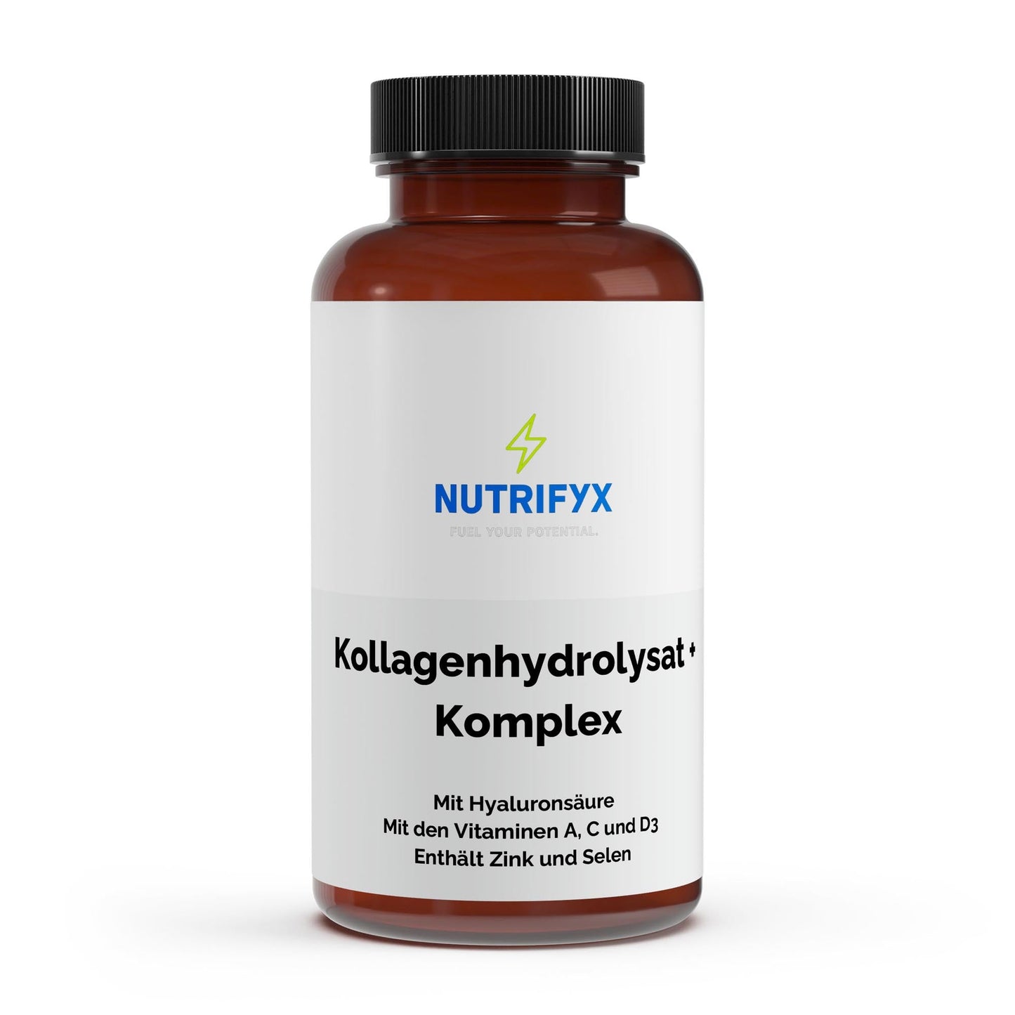 Premium Kollagenhydrolysat PLUS Haut Haare Nägel - 180 Kapseln - Supplements and more Nahrungsergänzungsmittel