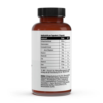 Premium Kollagenhydrolysat PLUS Haut Haare Nägel - 180 Kapseln - Supplements and more Nahrungsergänzungsmittel