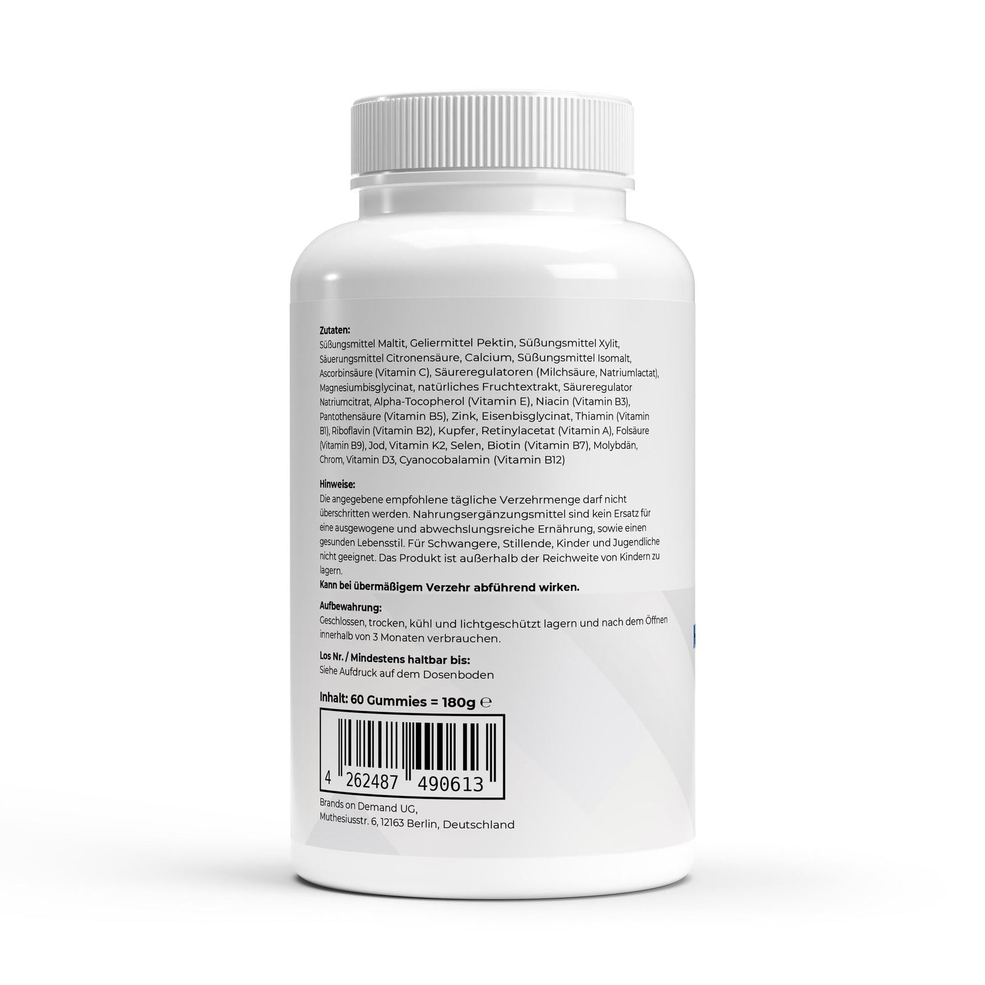 Premium Multivitamin + Mineral Gummies - 60 Stk. - Supplements and more Nahrungsergänzungsmittel