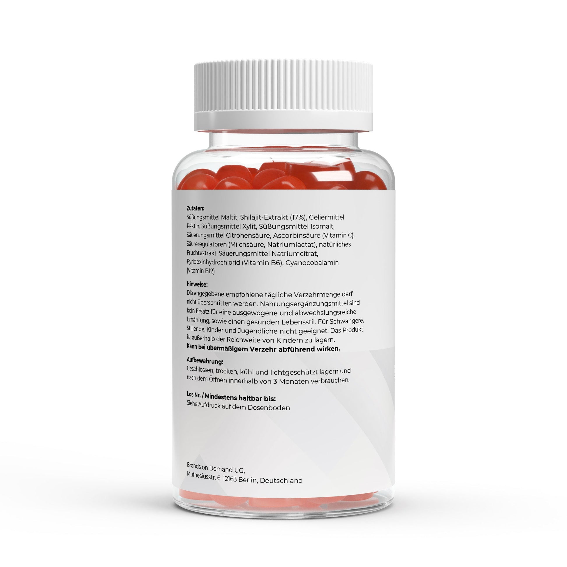 Premium Shilajit Gummies 1000 + Vitamin C,B6, B12 - 60 Stk - Supplements and more Nahrungsergänzungsmittel