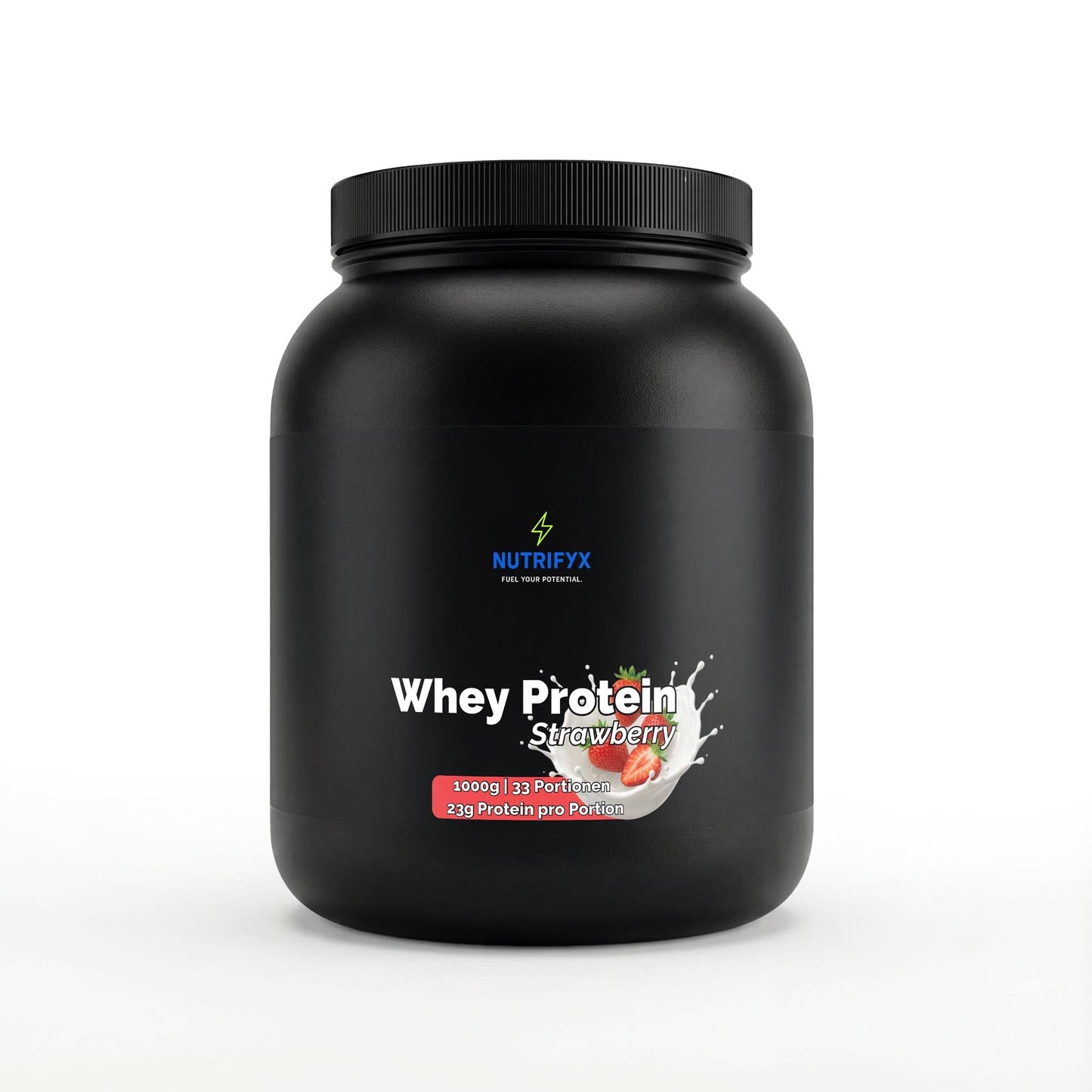 Premium Whey Protein Erdbeere - 1.000g - Supplements and more Nahrungsergänzungsmittel