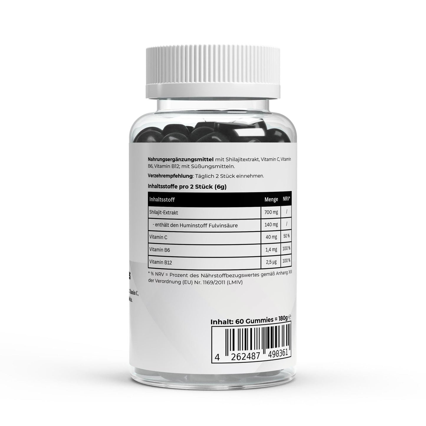 Shilajit Gummies + Vitamin C,B6, B12 - 60 Stk. - Supplements and more Nahrungsergänzungsmittel