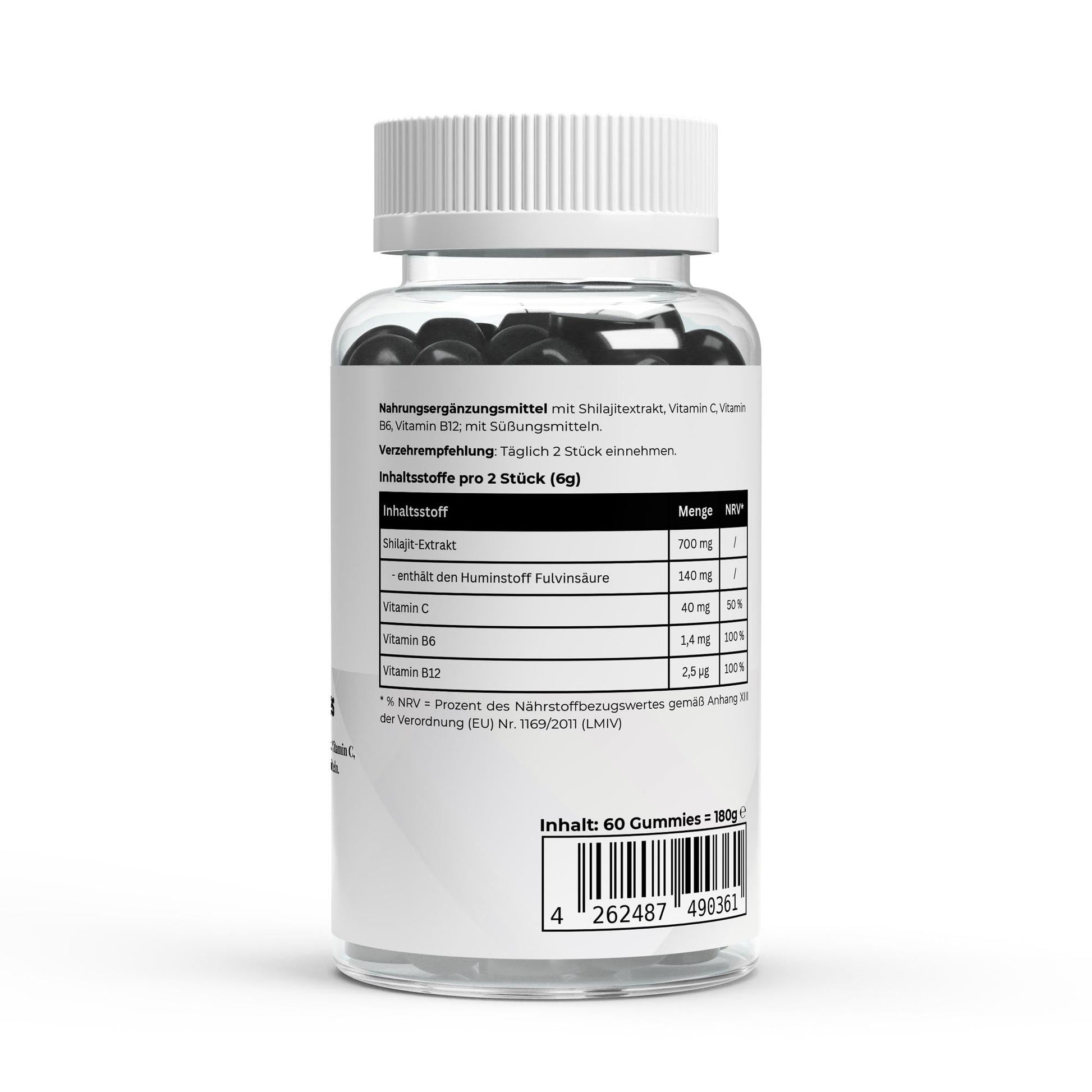 Shilajit Gummies + Vitamin C,B6, B12 - 60 Stk. - Supplements and more Nahrungsergänzungsmittel