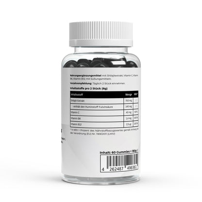 Shilajit Gummies + Vitamin C,B6, B12 - 60 Stk. - Supplements and more Nahrungsergänzungsmittel