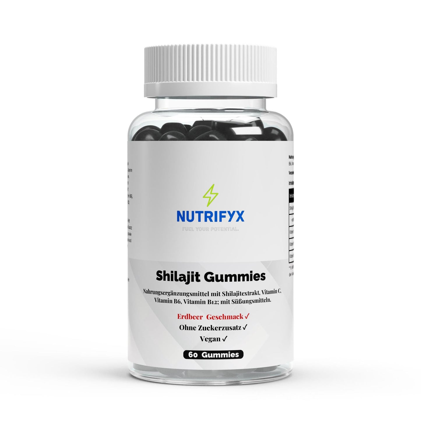 Shilajit Gummies + Vitamin C,B6, B12 - 60 Stk. - Supplements and more Nahrungsergänzungsmittel