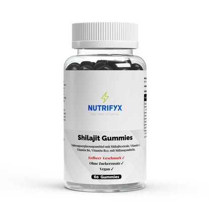 Shilajit Gummies + Vitamin C,B6, B12 - 60 Stk. - Supplements and more Nahrungsergänzungsmittel