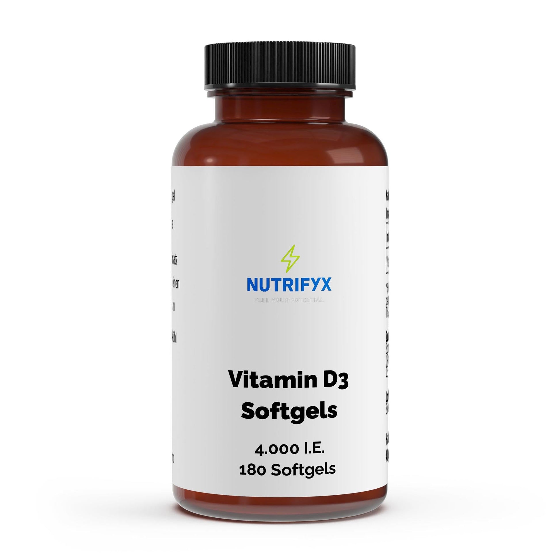 Vitamin D3 4.000 IE - 180 Softgels - Supplements and more Nahrungsergänzungsmittel
