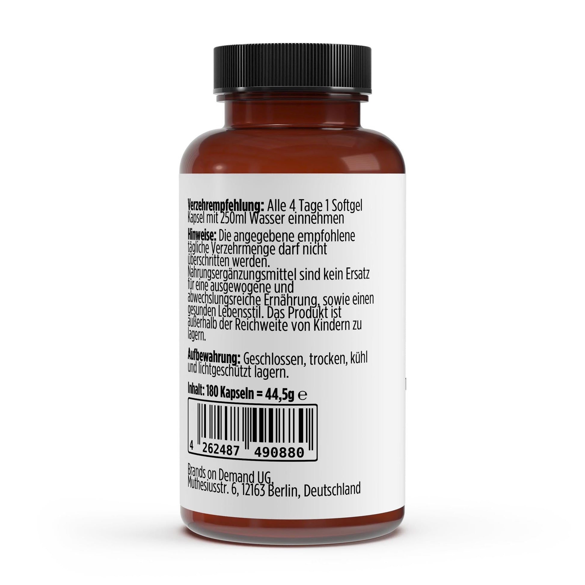 Vitamin D3 4.000 IE - 180 Softgels - Supplements and more Nahrungsergänzungsmittel