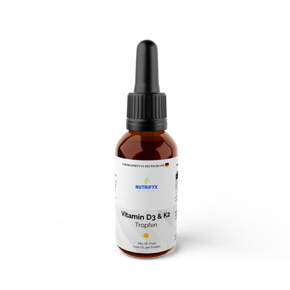 Vitamin D3 + K2 - 1.700 Tropfen (1.000 I.E.) - 50ml - Supplements and more Nahrungsergänzungsmittel