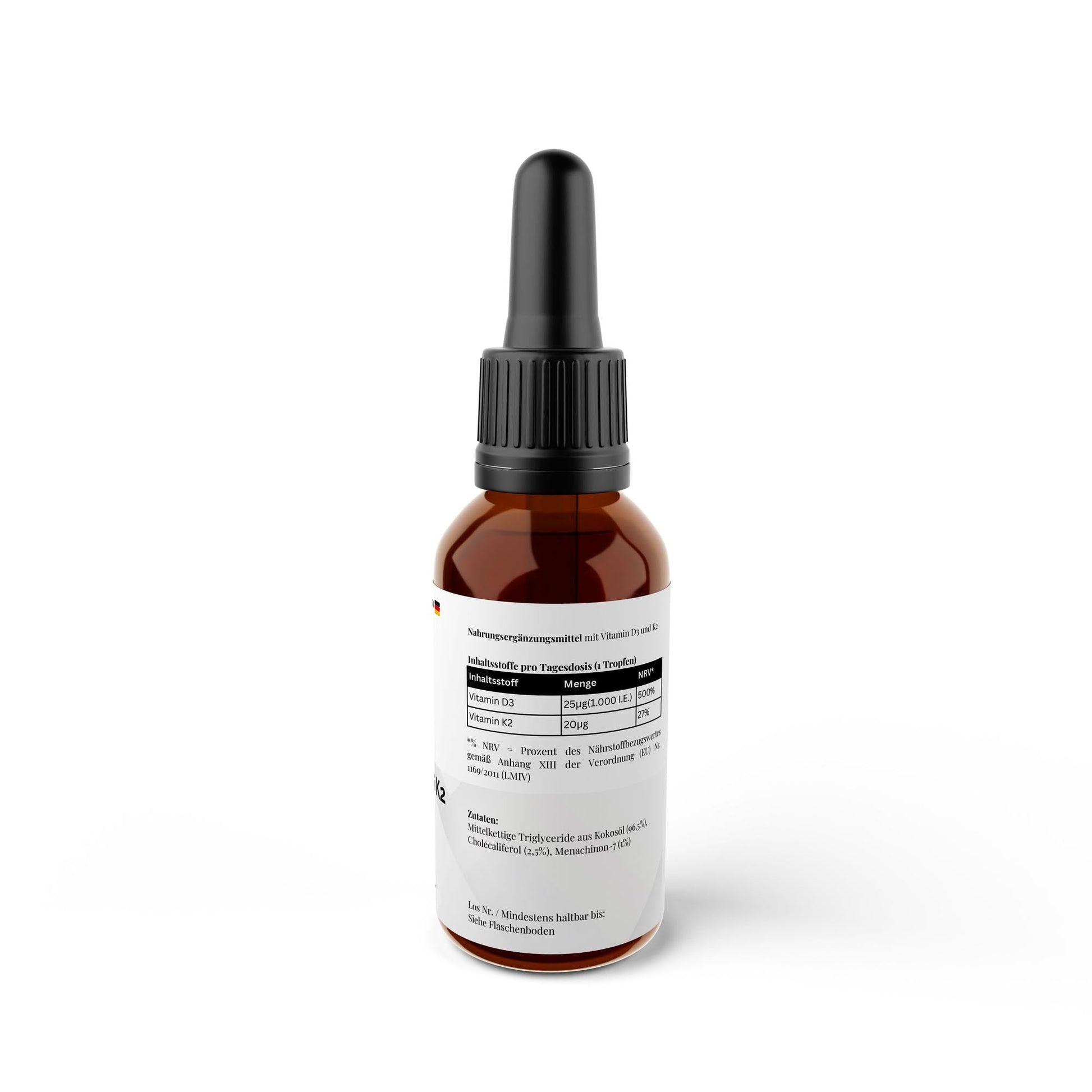 Vitamin D3 + K2 - 1.700 Tropfen (1.000 I.E.) - 50ml - Supplements and more Nahrungsergänzungsmittel